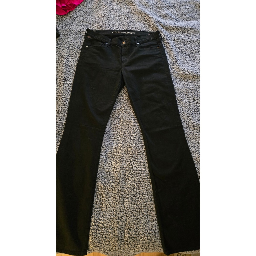 Citizens‎ of Humanity Amber Black Medium Rise Bootcut Jeans Size 32